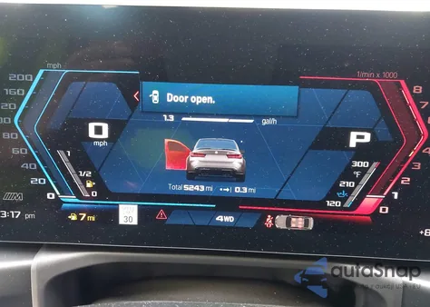 2025 BMW M3 Competition xDrive from USA, damaged, VIN WBS33HJ00SFV35310